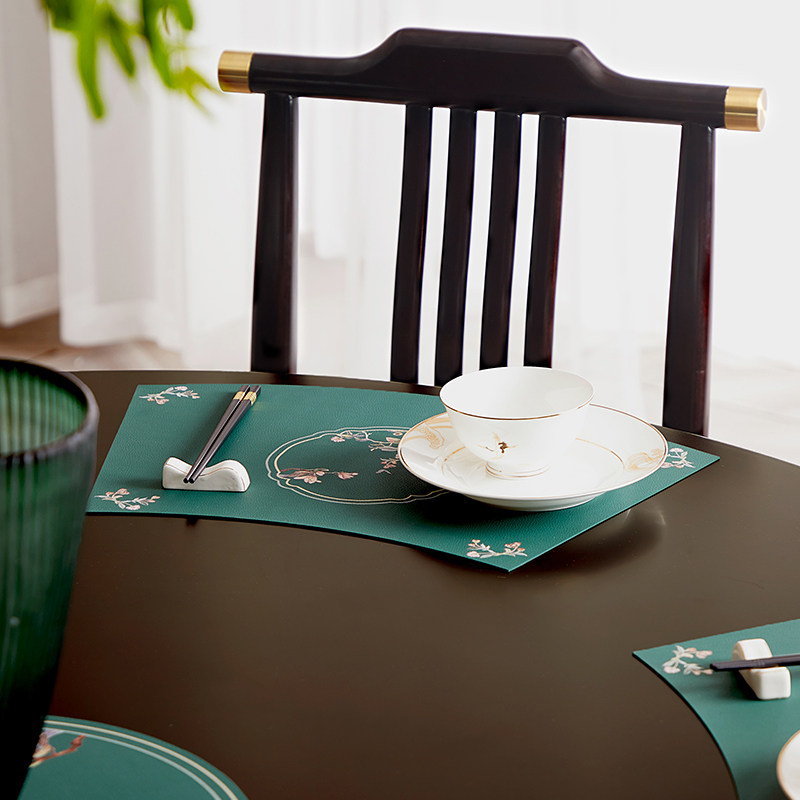 新中式扇形餐垫：塑造现代餐桌美学的精致细节