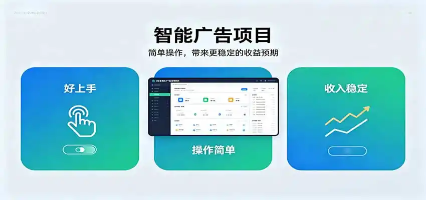 图片[1]-智能广告挂机项目，操作简单上手快，收益稳定可持续。稳定日入300+-小创项目网
