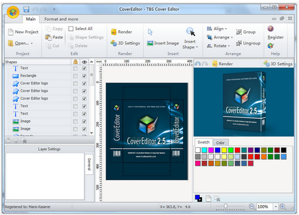 TBS Cover Editor（包装设计软件）v2.6.1免费版