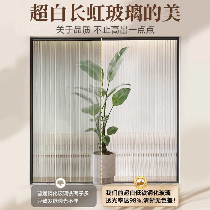 长虹钢化玻璃隔断：打造梦幻卫生间与客厅空间的秘密武器！