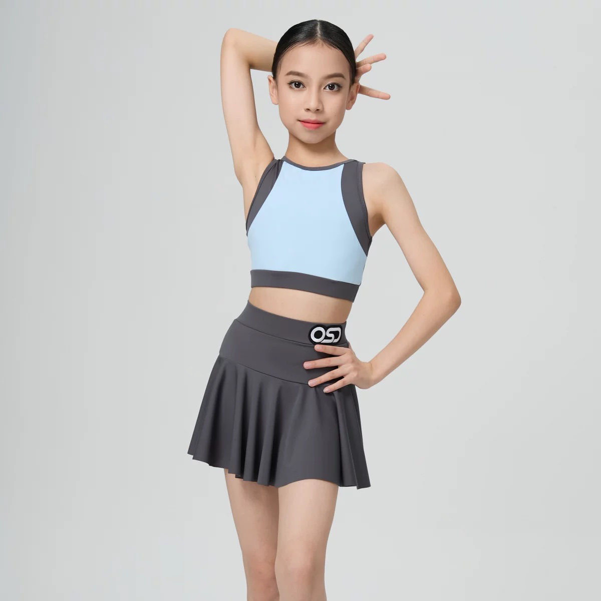 2025夏季新款女童拉丁舞练习服，高级感背心，舒适透气日常集训练功服