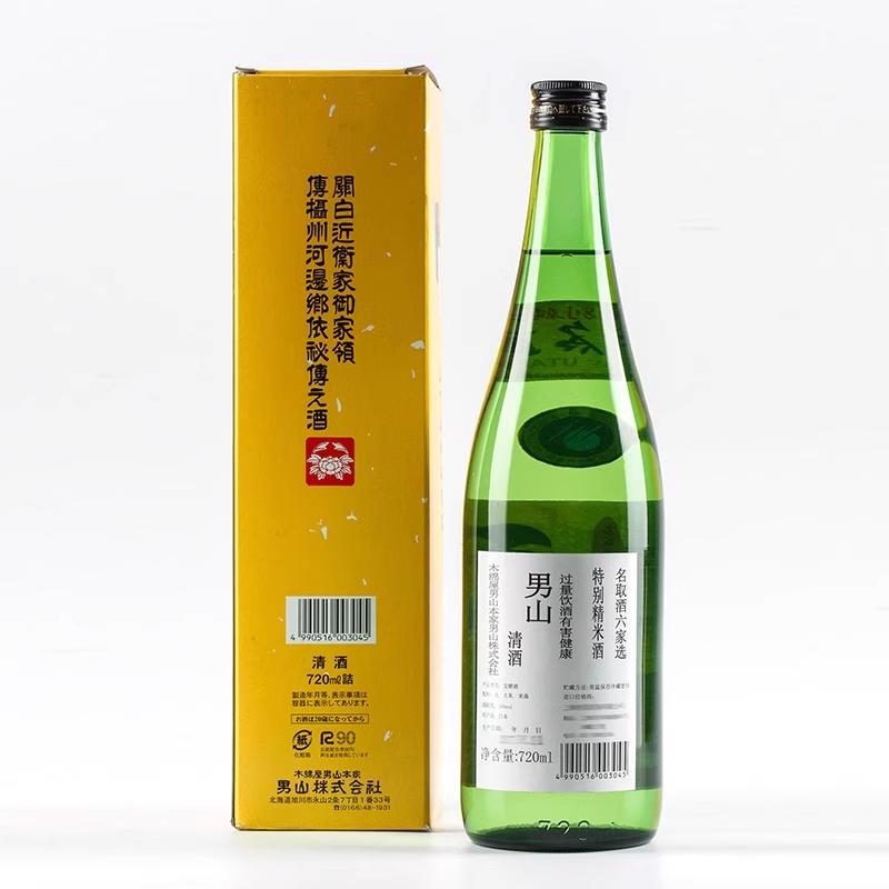 日本进口清酒 | 男山哥磨乃特别纯米酒720ml，品味日式风情的极致享受！