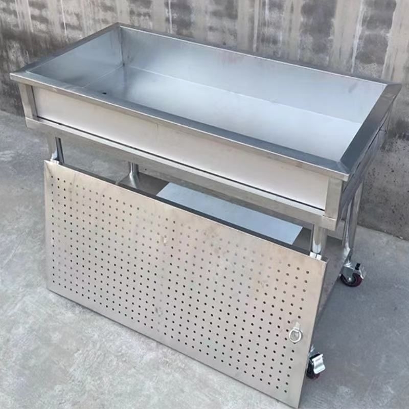 合众201不锈钢商用鸭头卤菜分拣台，304/201现卤沥水控油包邮，美食制作的秘密武器！