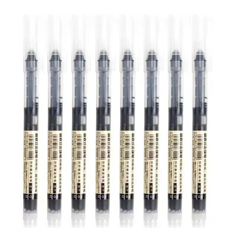 6/10pcs Large Capacity Liquid Ink Gel Pens 0.5mm Ultra Fine: 揭秘高效书写神器的秘密！