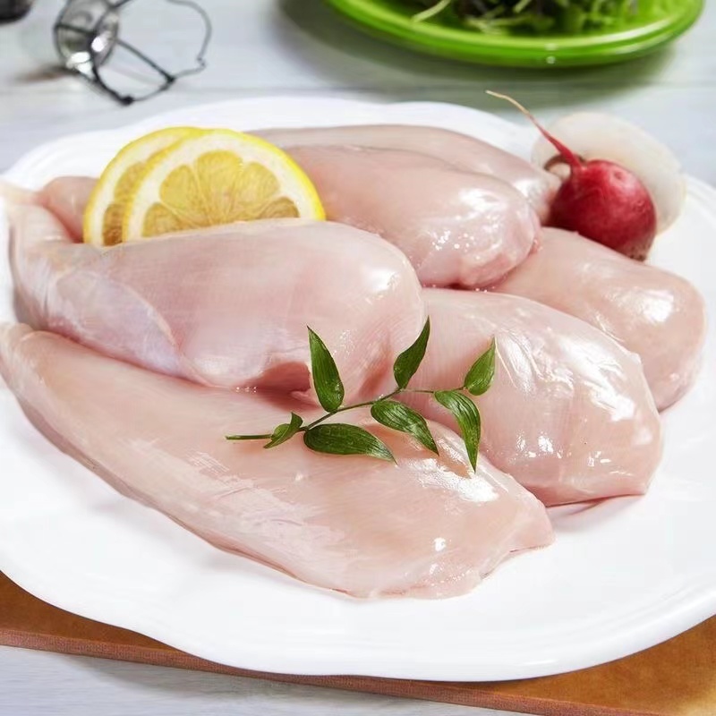 六和鸡大胸鸡脯肉20斤冷冻批发！健身轻食必备，性价比爆表