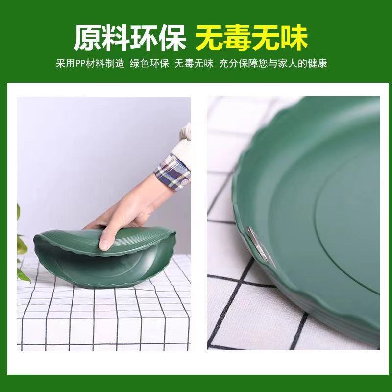 多肉植物的最佳拍档：深接水加厚垫底塑料沥水大号移动圆形小花盆底座托盘✨