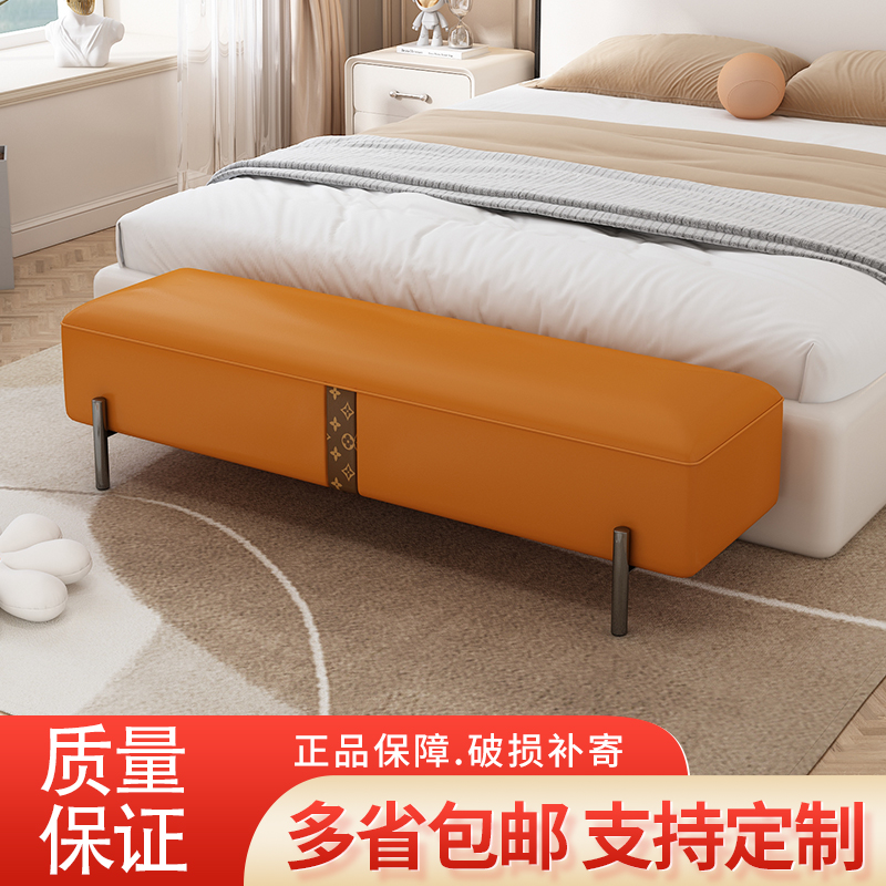 轻奢床榻床尾凳：卧室衣帽间的奢华新宠，换衣凳也能美成艺术品！