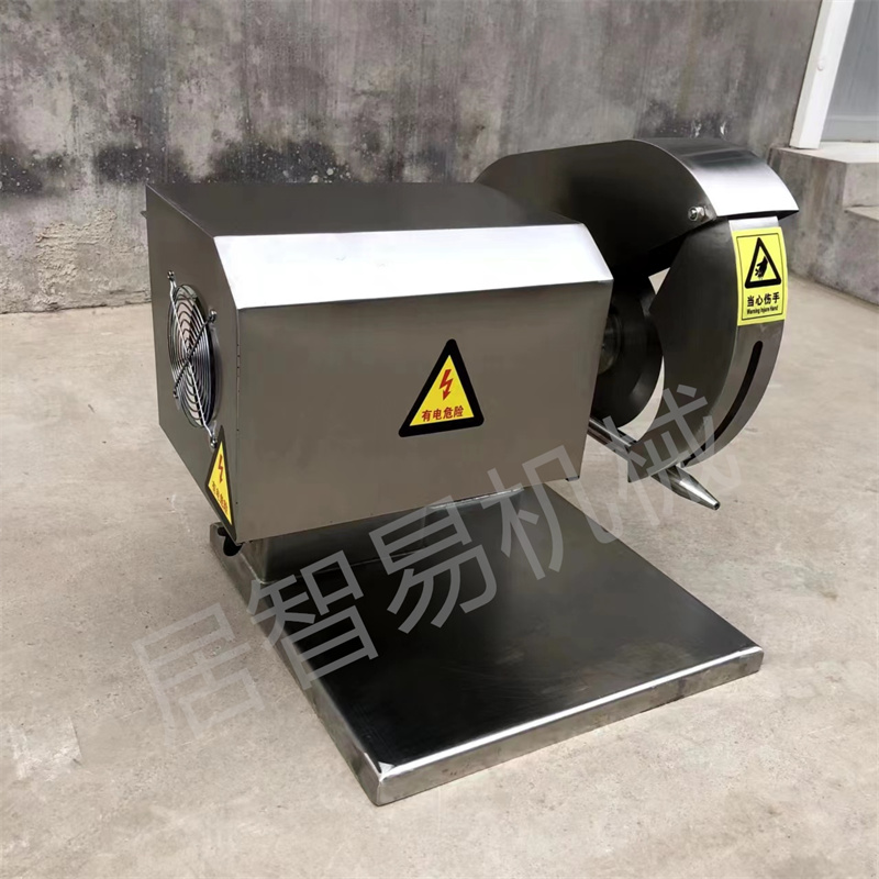 商用生鸭头加工设备：台式鸭头劈半分割机，如何轻松搞定鸭头锯半切割？