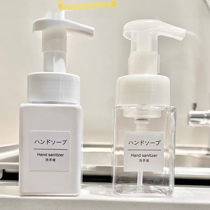 100ml-400ml良品方形慕斯起泡瓶：居家与酒店必备，清洁神器大揭秘！