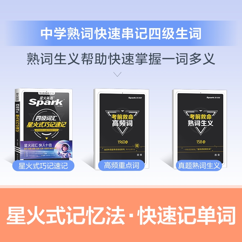备战2025年CET4，词汇闪过46级考试单词书，冲刺高分必备