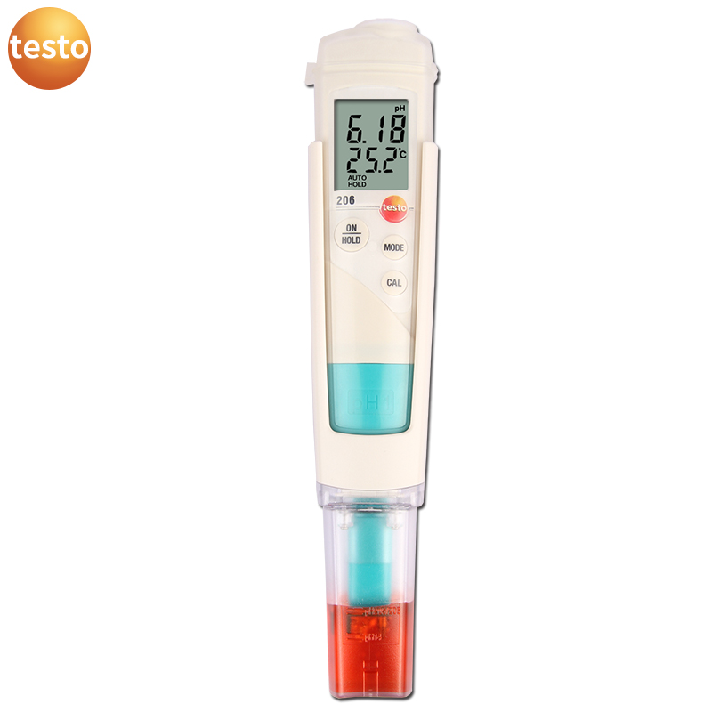 Testo德图206PH2/206PH1酸碱度计：面团肉类检测神器，专业又便捷！