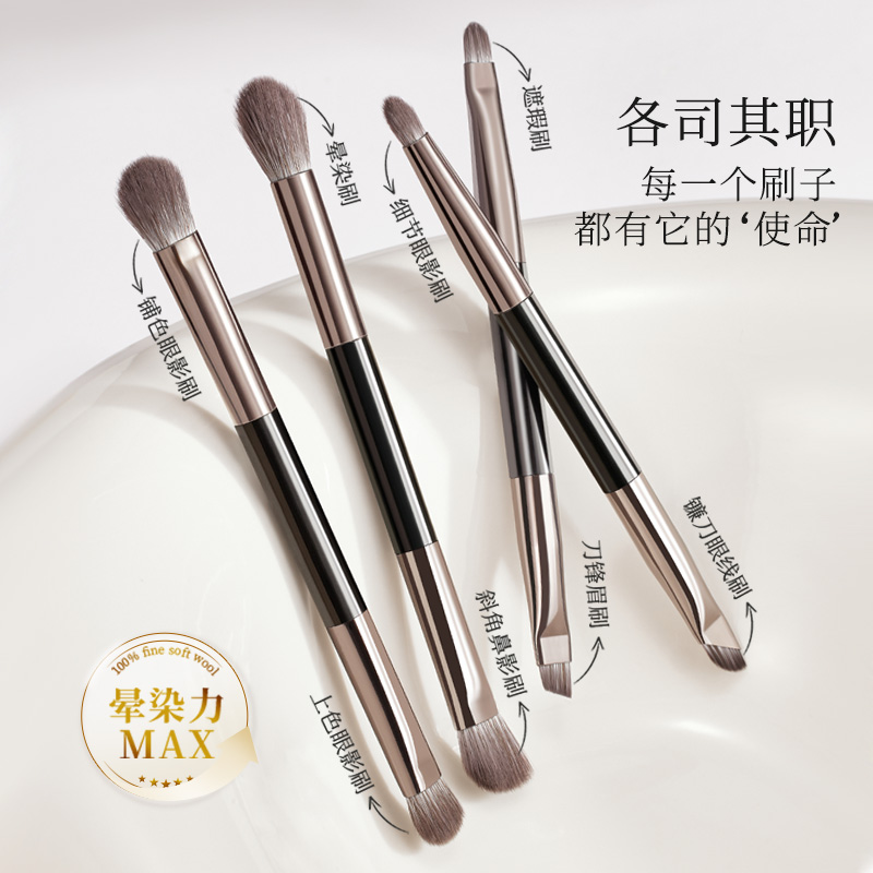 双头眼影刷便携套装：美妆达人的必备神器，轻松打造完美眼妆！✨