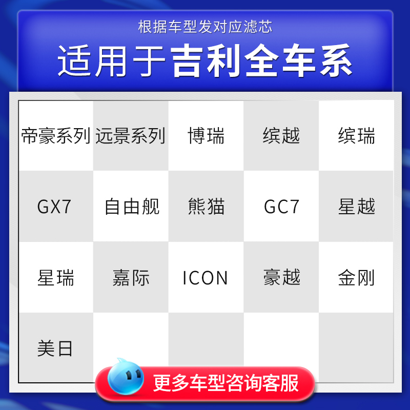 吉利帝豪GS空调滤芯GL原厂升级，呼吸更清新，享受驾驶新体验！