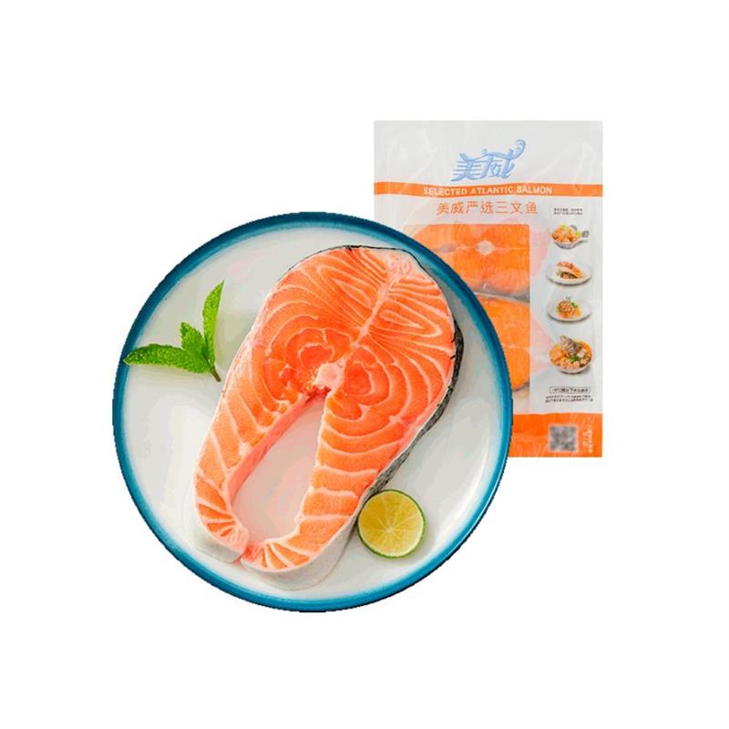 美威海鲜轮切三文鱼排：宝宝辅食新选择，妈妈们不可错过的营养宝库！