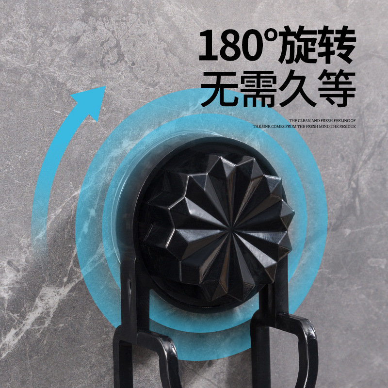 轻奢浴室吸盘置物架：告别打孔烦恼，打造精致洗漱空间