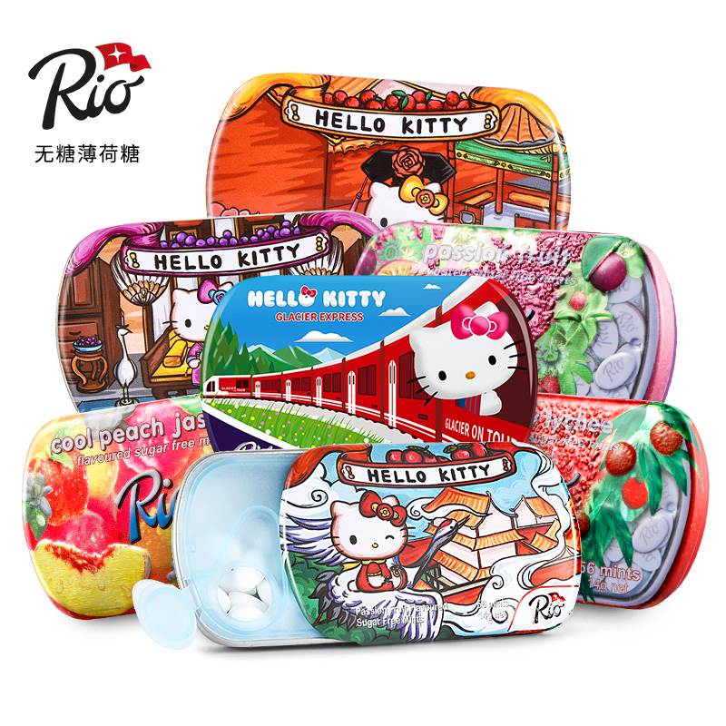 瑞欧RIO无糖接吻薄荷糖，清新口气的秘密武器✨