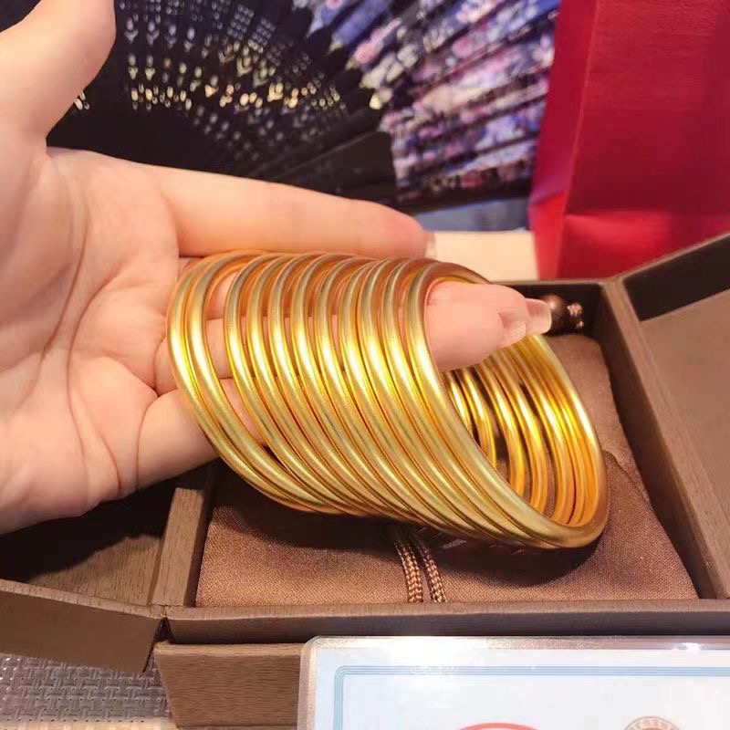 越南沙金手镯：999纯金VS仿真假黄金，谁才是真正的古法传承珠宝？