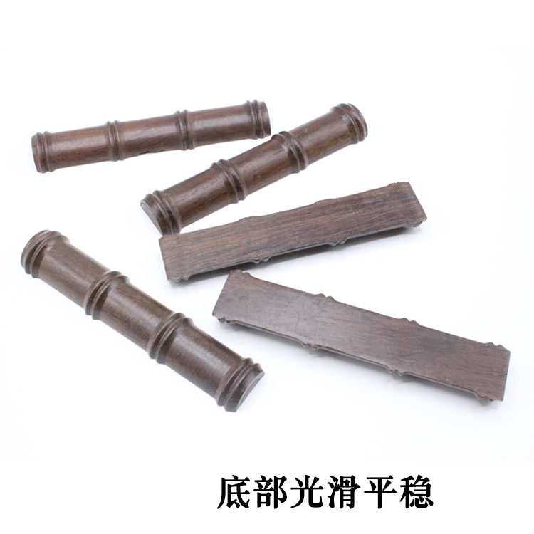 三羊笔庄黑梓实木宁静致远笔搁：文房雅器，书写诗意生活