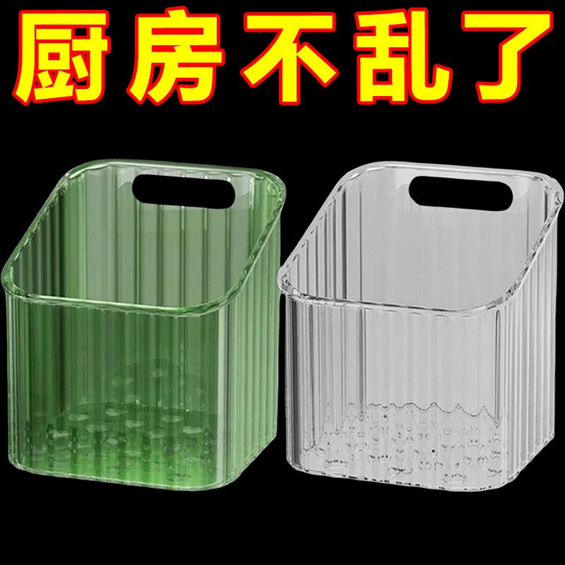 厨房神器大揭秘：葱姜蒜收纳筐+卫生间墙上塑料收纳盒，让空间焕然一新！