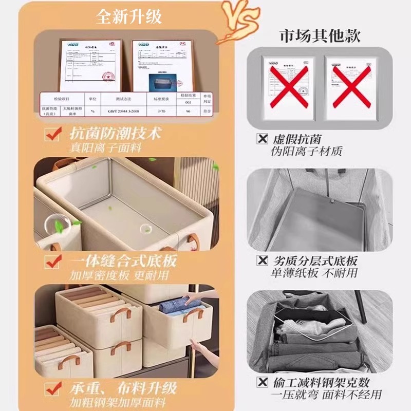 卧室内衣物归类收纳筐：轻松搞定你的衣橱整理难题！