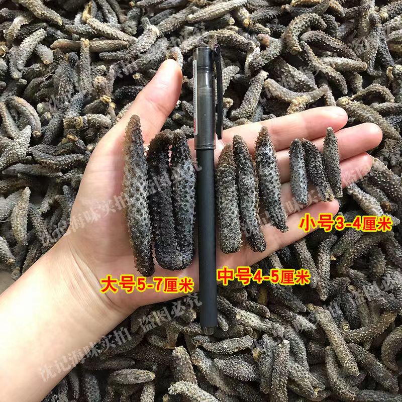 天然深海野生印尼黑刺参：孕妇滋补新选择，500g150头小海参干货正品非辽参