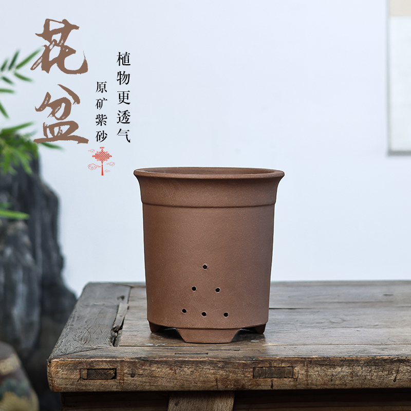 紫砂花盆大特卖：兰花专属神器，种树养花的终极选择！