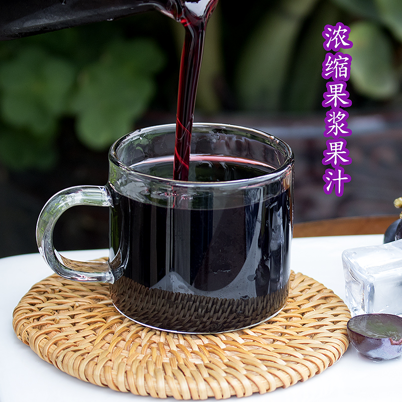 香槟葡萄浓缩果浆水蜜桃金桔柠檬百香芒果味果汁冲饮，奶茶店的秘密武器！