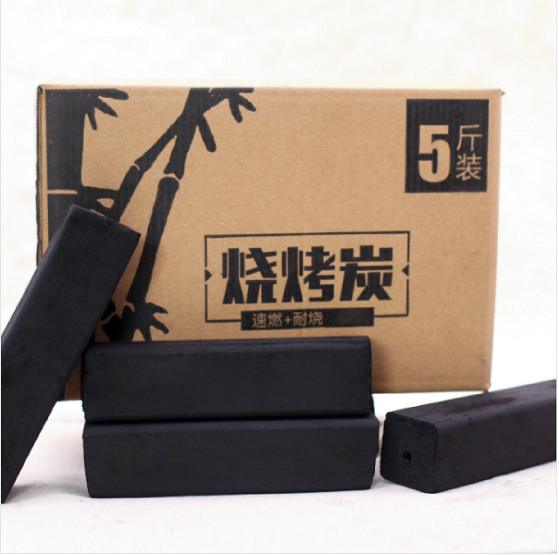 烧烤碳木炭无烟神器！果木机制炭真的香到爆这波不买亏大了！
