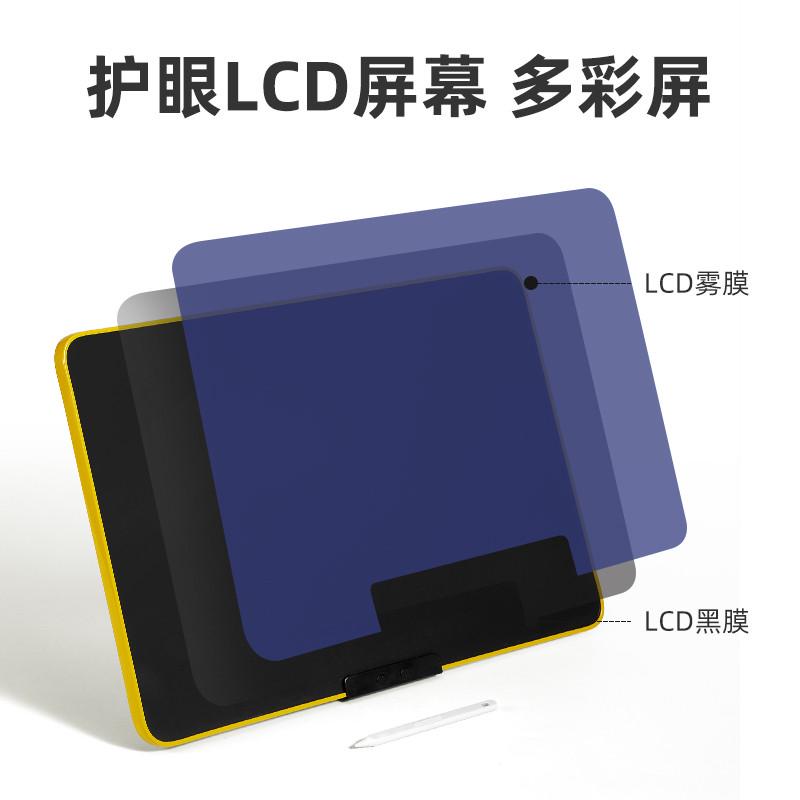 32寸超大液晶小黑板：充电办公会议双面手写画板，护眼无尘新选择！