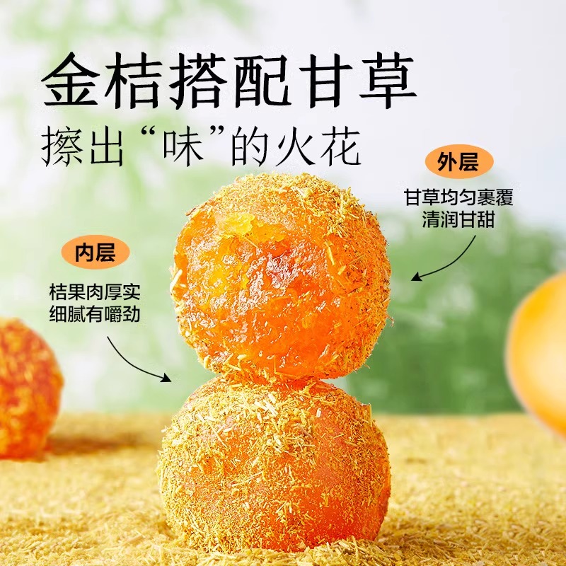 广西甘草金桔：正宗官方旗舰店的神奇化痰止咳蜜饯