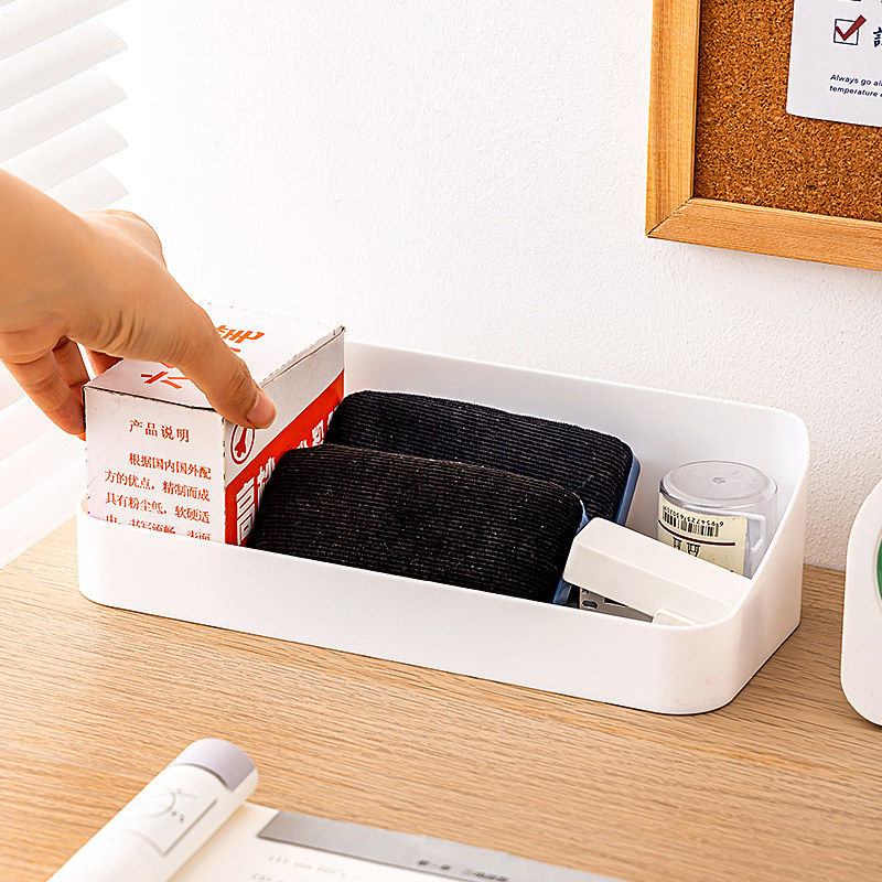 如何选择适合讲台课桌的透明亚克力两分格收纳盒？