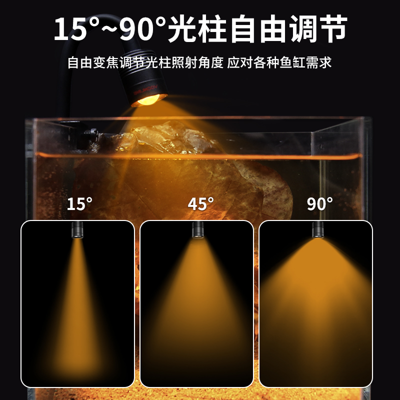 七彩潜水射灯：点亮你的水族箱，打造梦幻水下世界✨