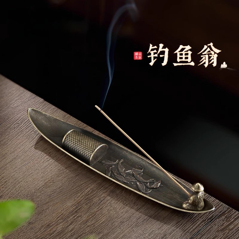 千里江山下的创意香炉：琉璃香炉线香沉香檀香香盒，点亮你的生活空间