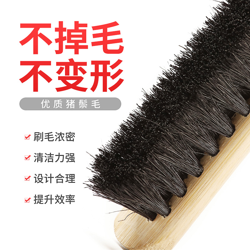 发动机清洗刷子车用钢圈轮毂轮胎清洁刷汽车加长多功能竹柄鬃毛刷：你的爱车清洁神器！