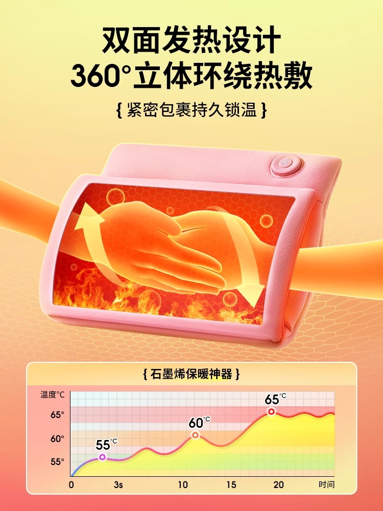 德国毛绒电暖手宝：冬季宿舍取暖神器，温暖你我他！
