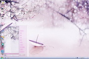雨天梅花win7桌面1.0