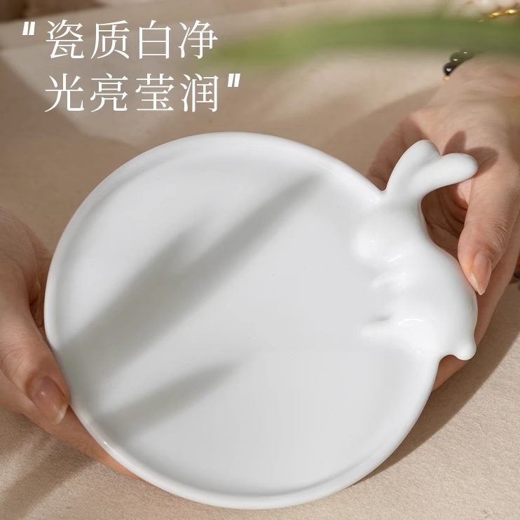 野里花间【月茸茸】陶瓷调色盘：国画水彩艺术家的秘密武器，你值得拥有！