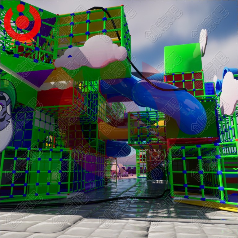 UE5虚幻5游乐设备：打造梦幻游乐场的3D模型全解析！