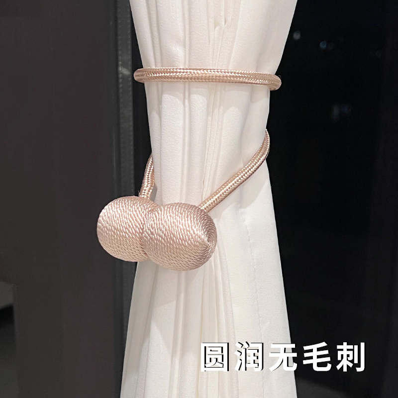 纱帘绑带窗帘扣太绝了！颜值+实用双杀，家里的窗帘都变高级感啦✨