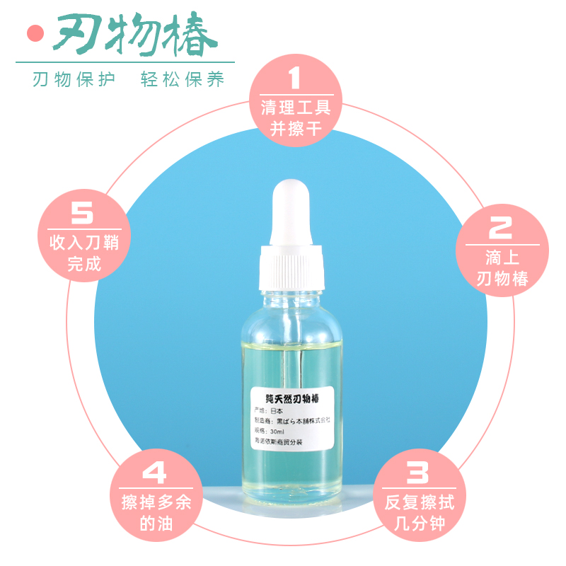 30ml白刃油护刀油：厨房神器，让刀具重焕新生✨