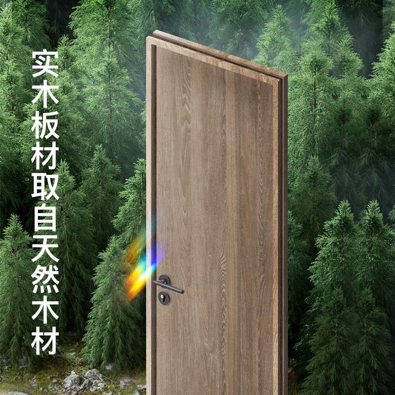 现代极简风，实木复合烤漆门定制：如何打造法式优雅卧室门套装？