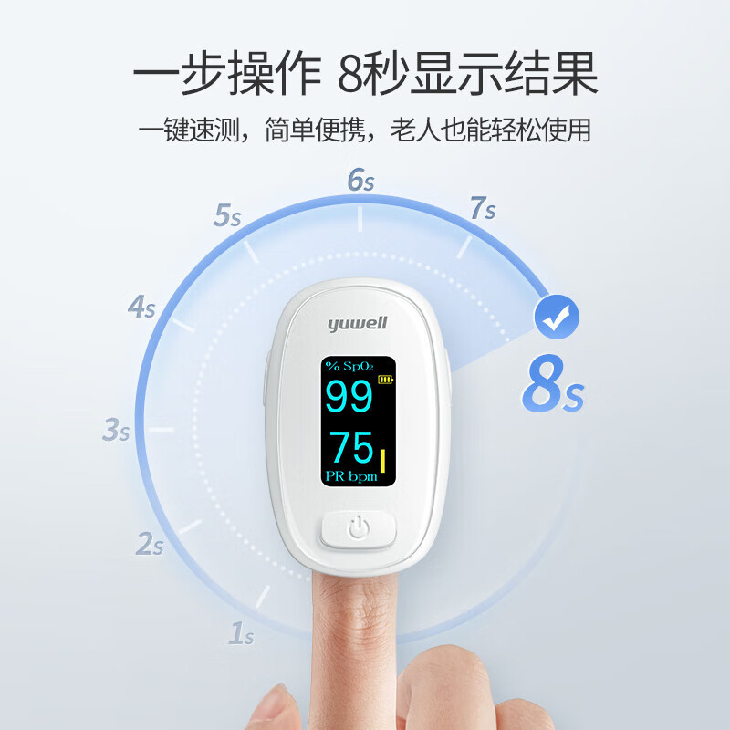 鱼跃血氧仪：家庭健康守护神，轻松掌握你的血氧脉搏！