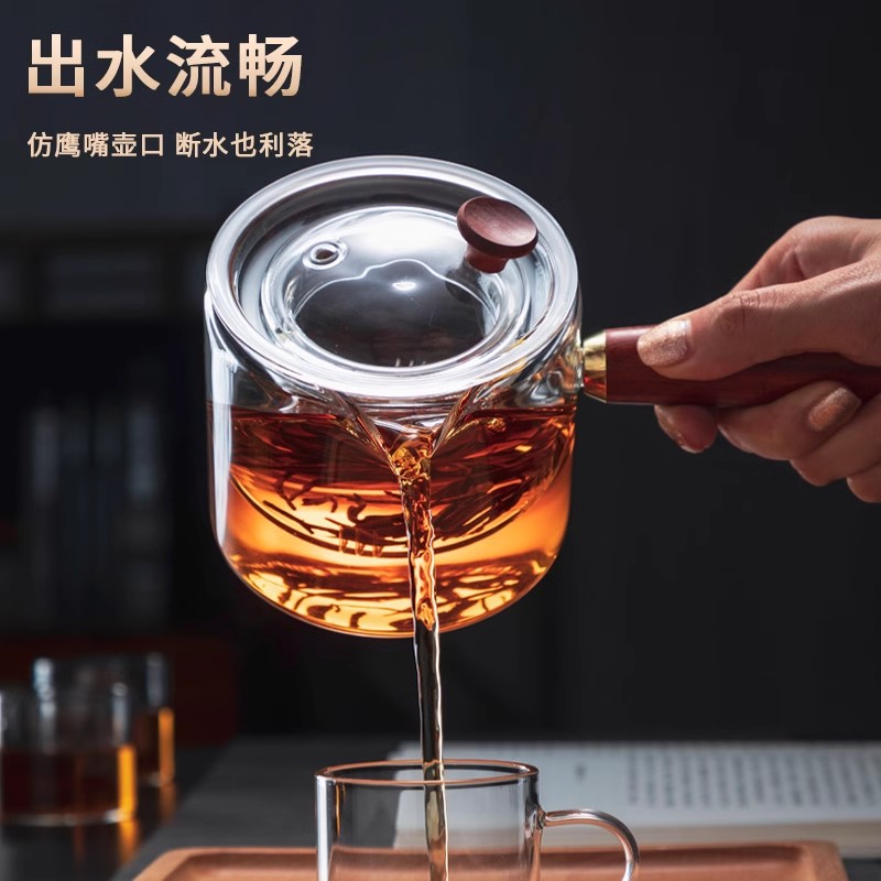 加厚玻璃煮茶壶电陶炉耐高温泡茶壶木把单壶侧把壶功夫茶：如何选择最适合你的茶具？