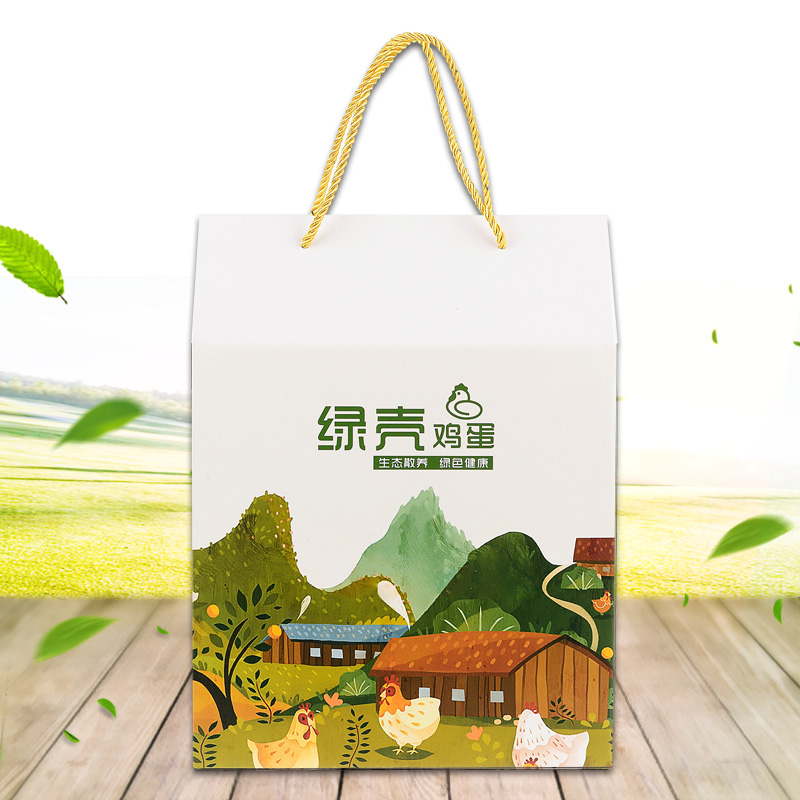 乌鸡蛋礼盒太香了！绿壳蛋包装盒颜值爆表，送礼自用都超值！