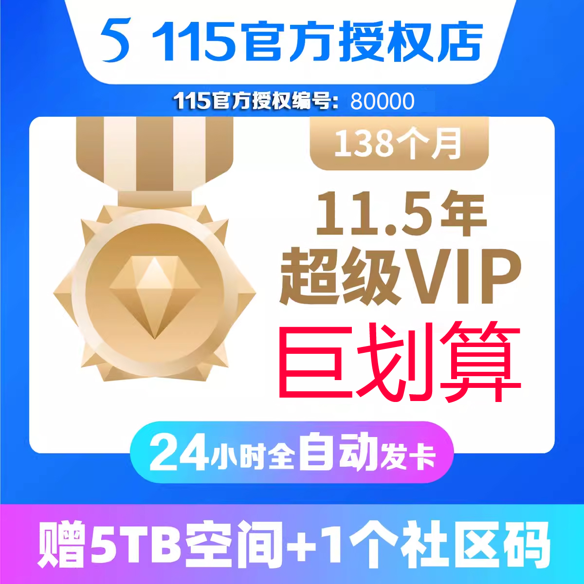 115网盘11.5年超级VIP会员大揭秘：免费扩容5T空间，你准备好了吗？
