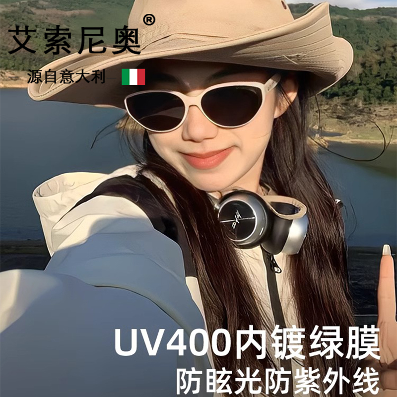 艾索尼奥纯钛变色眼镜！轻到像没戴？显脸小到爆！这波不冲真的亏大了