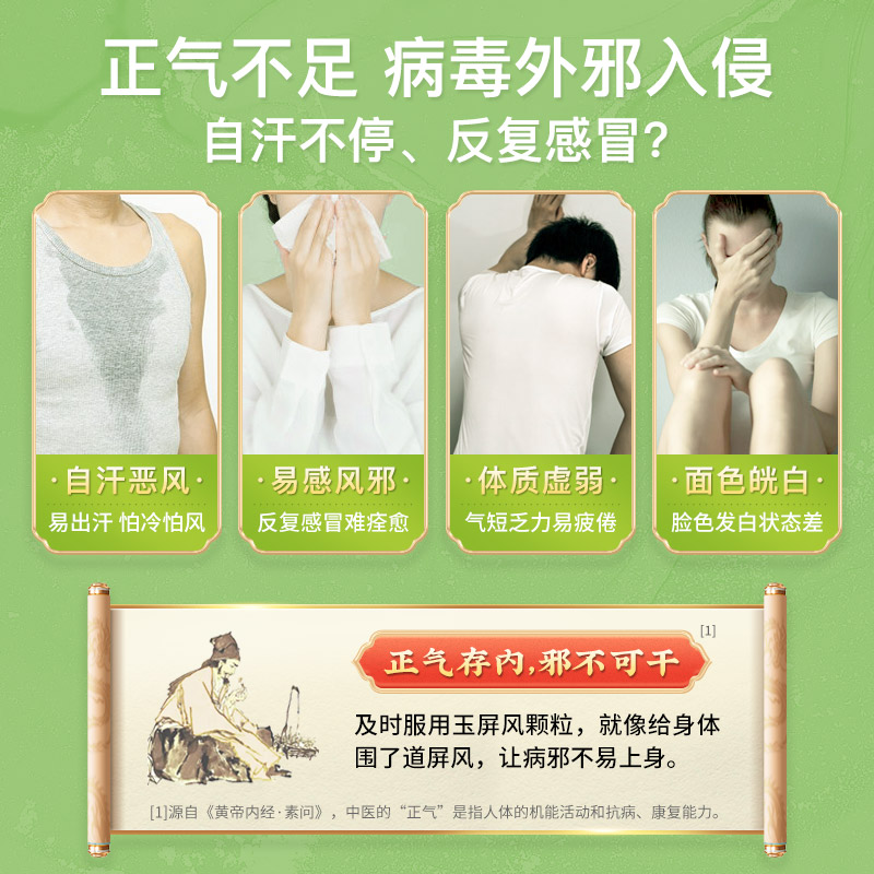 玉屏风颗粒：15袋的神奇力量，补气血虚的中药宝典！