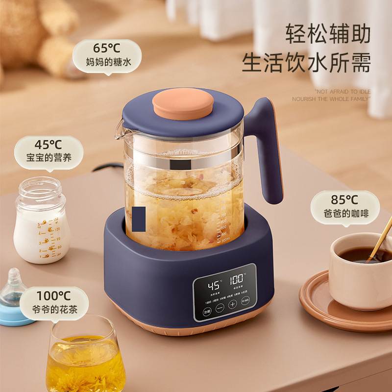 婴童专用调奶器：72小时恒温守护，高绷硅防胀气，宝宝喝奶无忧！