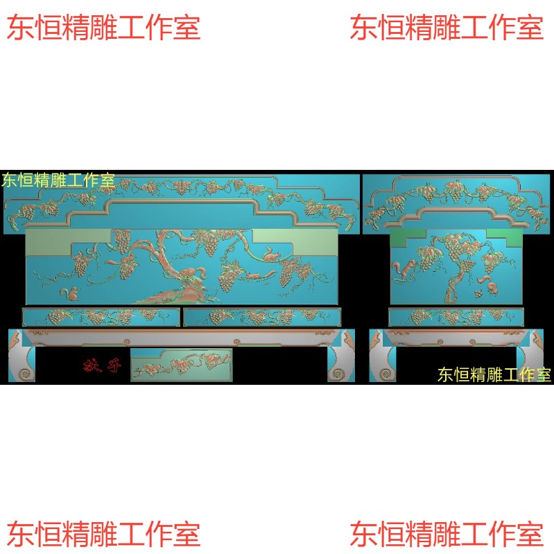 葡萄大床提子大床靠背：精雕细琢的艺术品，给你家温馨升级