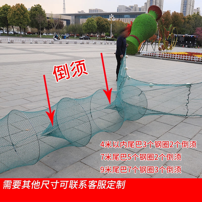 河道拦鱼网大进口八字拦鱼网虎口网：捕鱼高手的秘密武器，轻松捕获丰收！